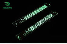 Load image into Gallery viewer, Car Styling Luminous Temporary Parking Card Night Light Phone Number Card Plate