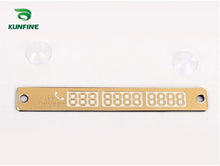 Load image into Gallery viewer, Car Styling Luminous Temporary Parking Card Night Light Phone Number Card Plate
